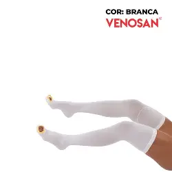 VENOSAN AES AGH 18MMHG PE ABERTO BRANCA - Imagem 5