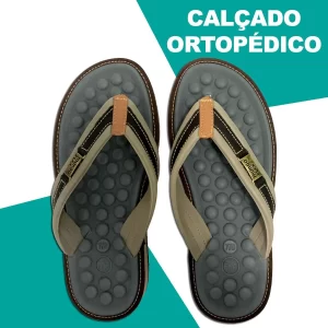 Chinelo Titan – Mundo Flex (COR BEGE E GRAFITE )
