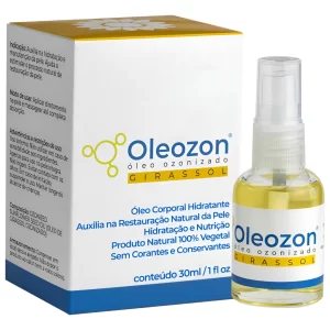 Óleo De Girassol Super Ozonizado Ozonioterapia 30ml Sem Fragrância